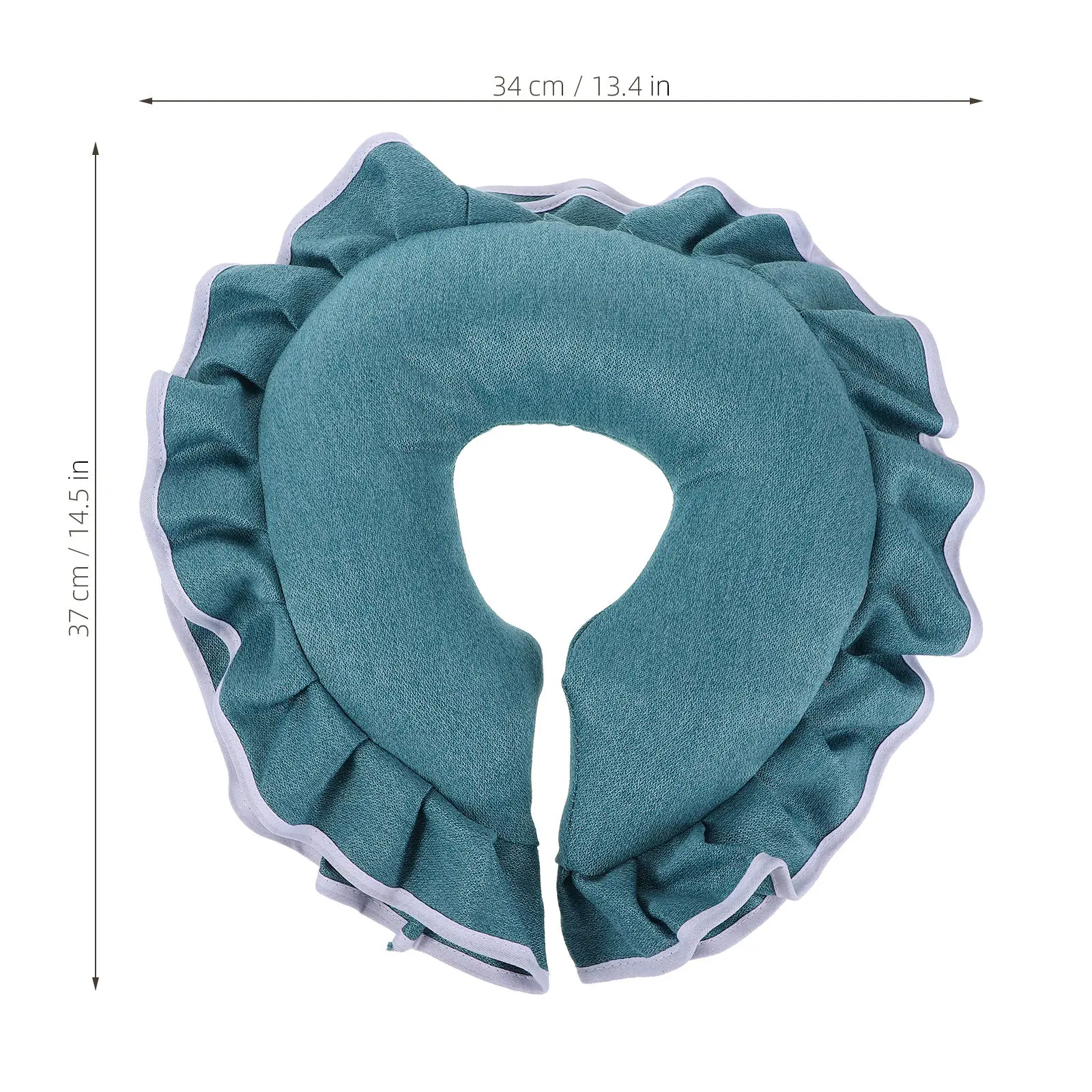 Beauty Salon Face Down Pillow U Shape Massage Bed Facial Cushion Ergonomic Neck Support Skincare Pillow Round Soft Filling
