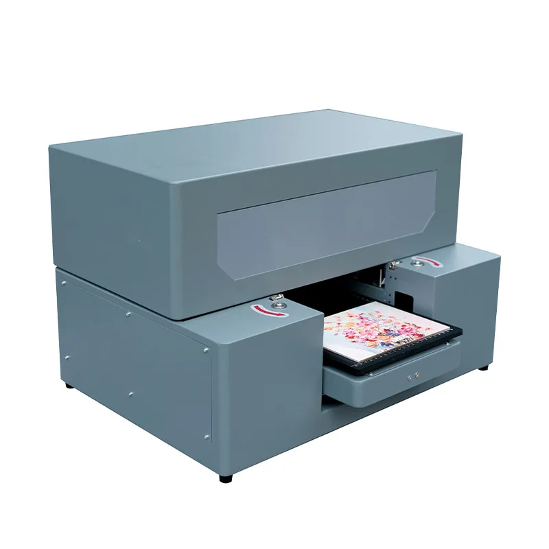 Crystal label flatbed printer 4D pattern printing mobile phone case label logo multi-material packaging printer
