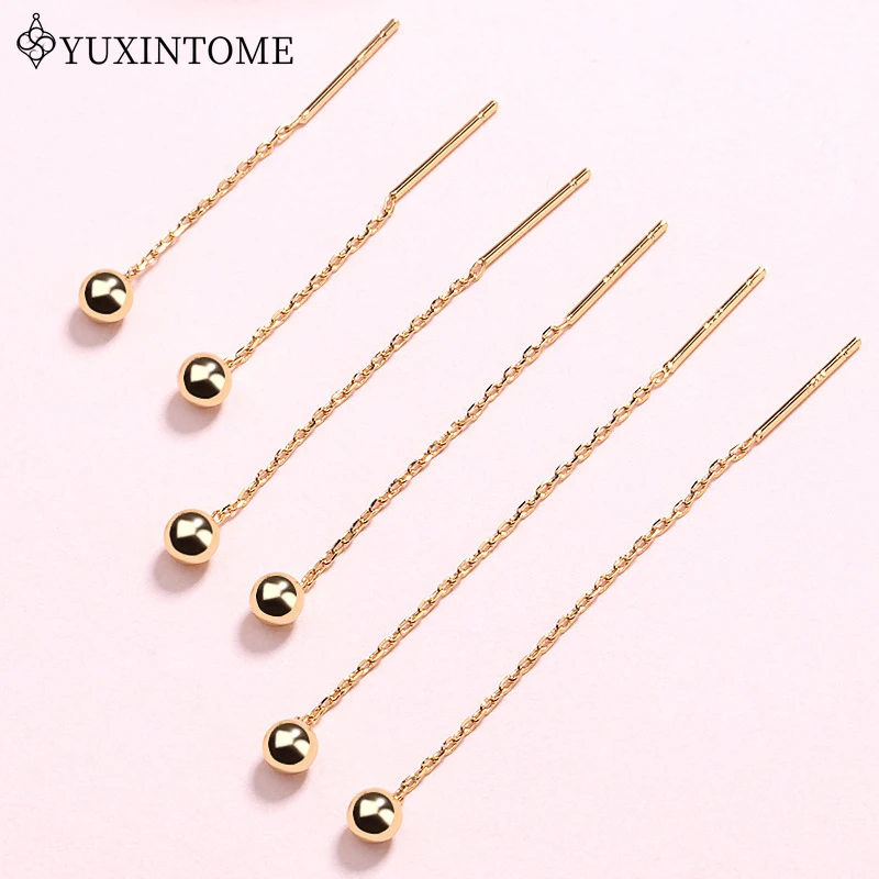 925 Sterling Silver Small Round Bead Studs Earrings