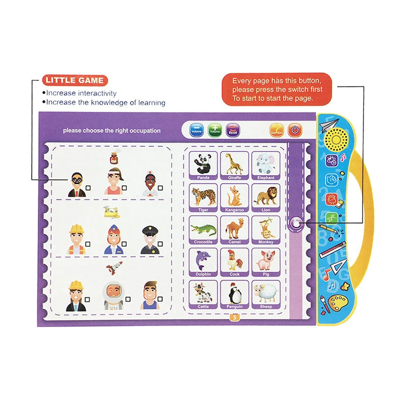 Máquina informática de aprendizaje de inglés, bolígrafo parlante Bangla para niños, libro