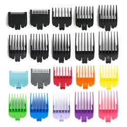 10PCS Professional 1.5-25mm Hair Clipper Limit Guide Comb Trimmer Guards Attachment Set Hair Clipper Shaver Haircut Accessories
