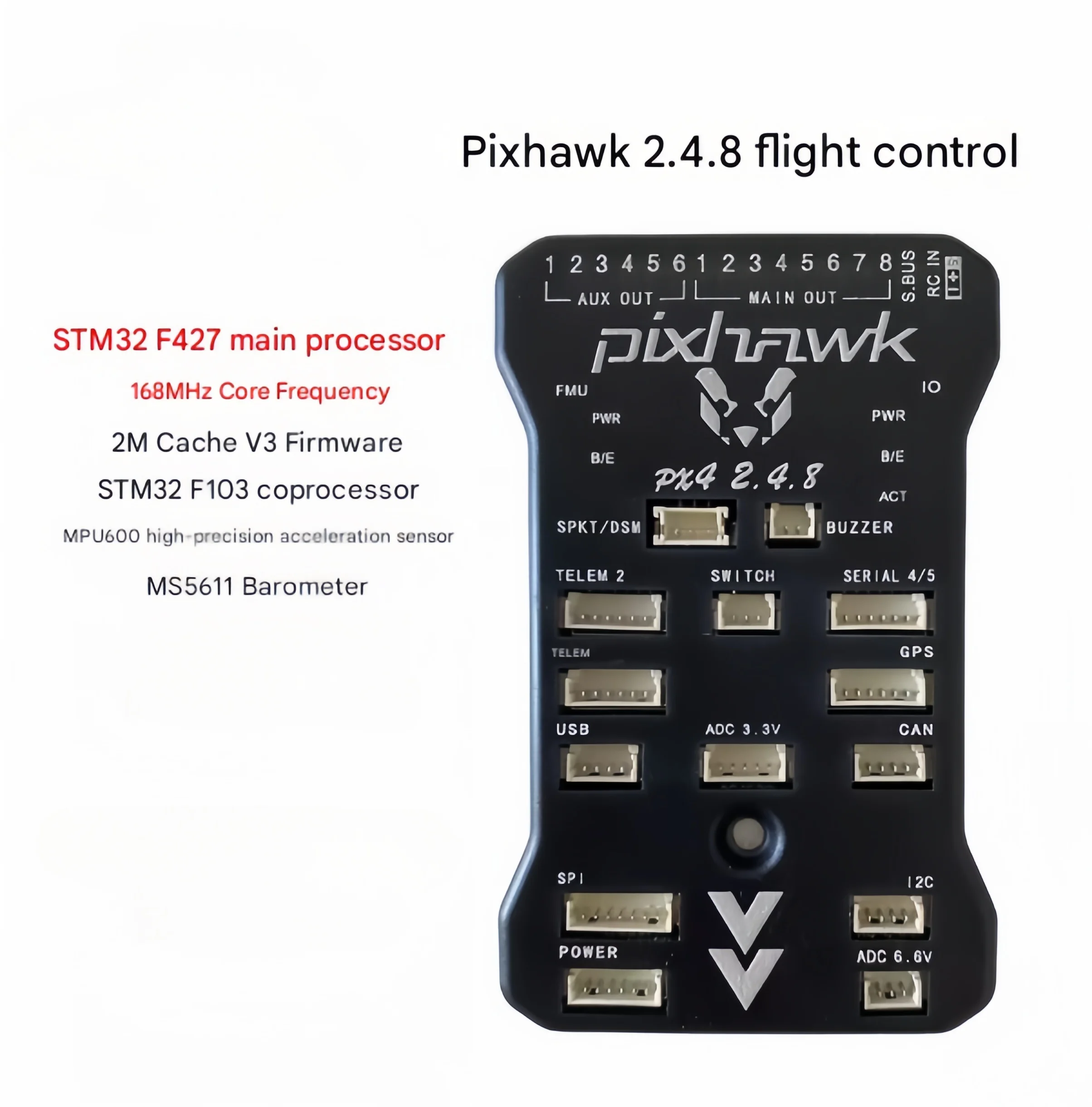 

Pixhawk2.4.8 flight control 32-bit PIX development board