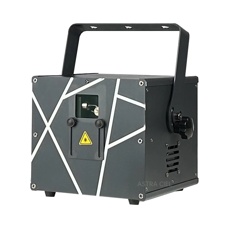 3W Laser RGB 3D-Animations-Projektor App-gesteuert Bluetooth DMX DJ Party Disco Tanz Hochzeit Performance Bühnenbeleuchtung