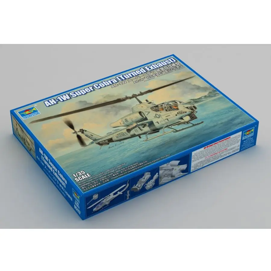 05117 Trumpeter 1:35 AH-1W Super Cobra (échappement tournée) Kit de modèle d'hélicoptère