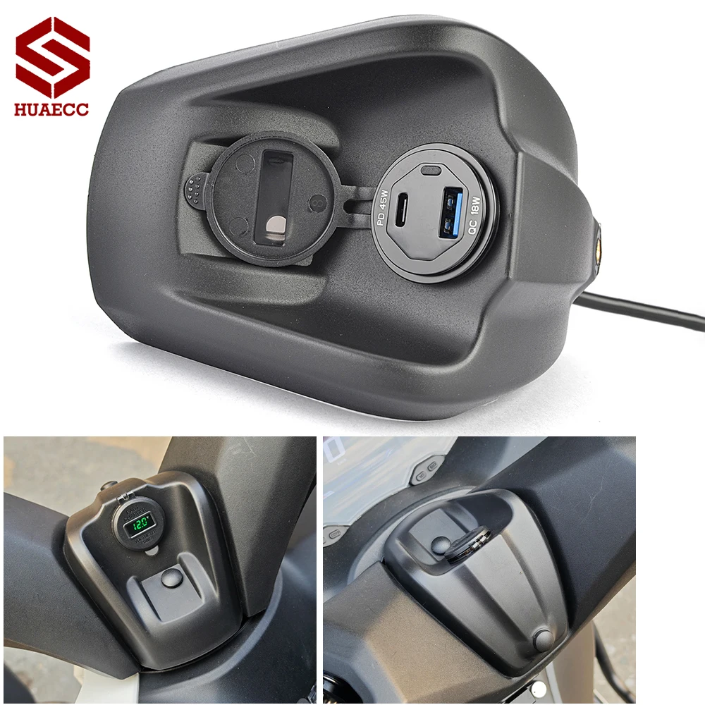 motorcycle-charger-usb-type-c-charger-power-socket-cigarette-waterproof-light-for-honda-ns150gx-ns-150-gx-2024-2025
