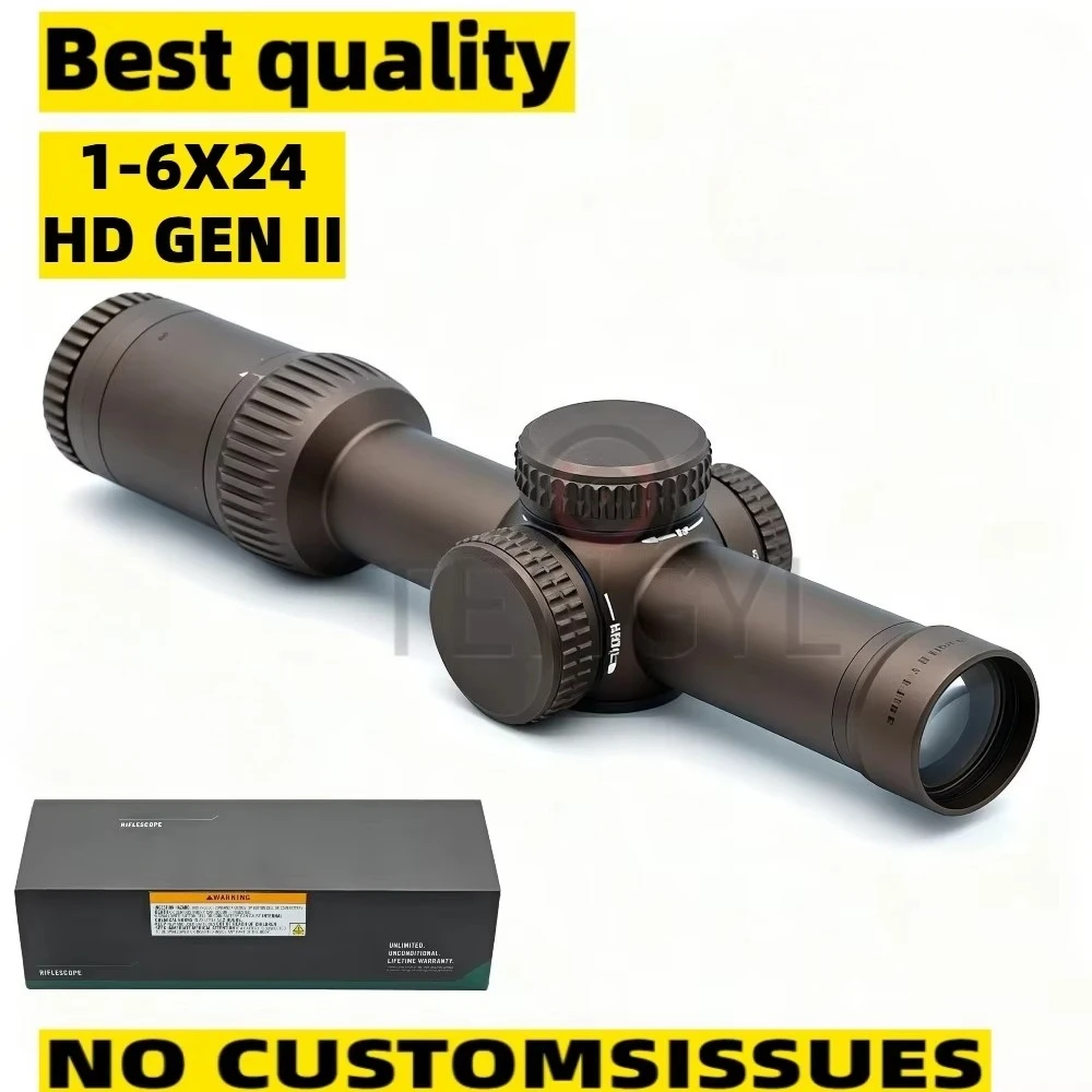 Original VT Optics HD Gen II-E 1-6x24 SFP RZR-16009 MRAD Reticle Riflescope VMR-2 (MRAD) Reticle 30mm Tube