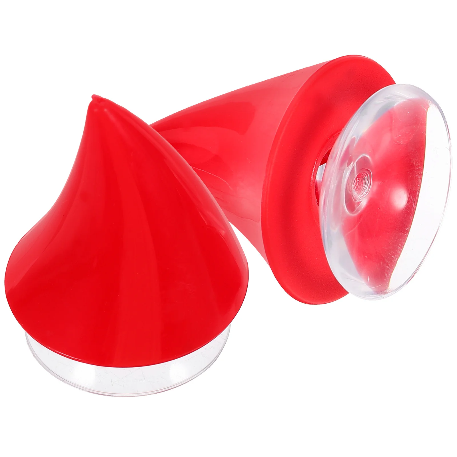 

2pcs Motorcycle Horns Small Fake Horns For Bike Snowboard Ski Helmets Reusable Accessories With Suction Cup For