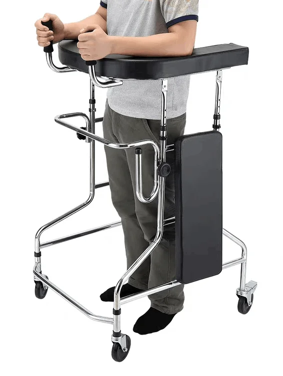 Walking aids and rehabilitation training stands made of stainless steel for the elderly and disabled