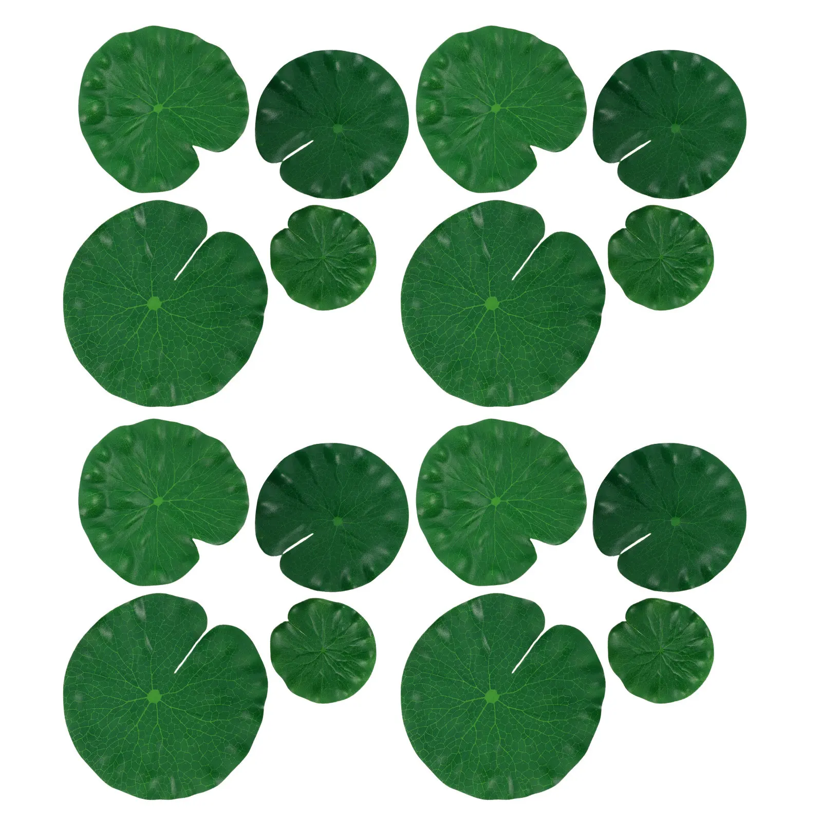 26 Pcs Lotus Leaf Decoration Set Decorative Water Lily Pad Artificial Pads Floating Lake Plants Decorations EVA