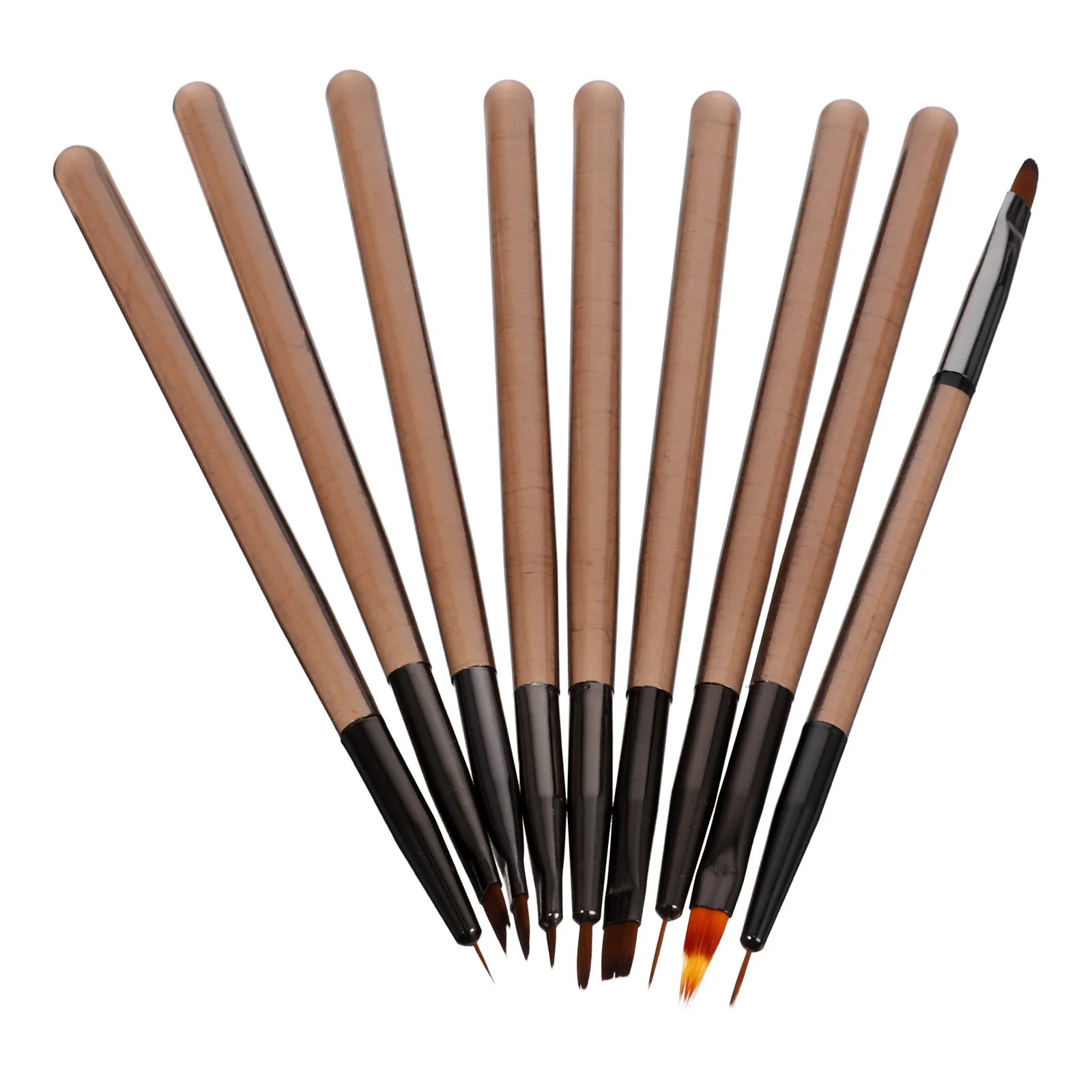 

9Pcs Nail Art Brush Pens Fine Liner for Nails Manicure Tools Nail Design Drawing Pens Salon Supplies Professional Use