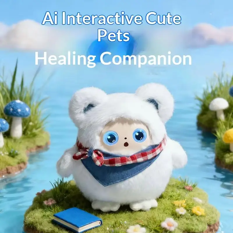 Ai Smart Plush Pet Robot Toy Voice Chat Interactive Doll Emotional Companionship Digital Partner Electronic Pet Birthday Gift