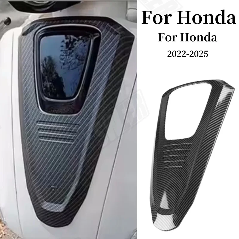 

For Honda Giorno 125 2022-2025 Motorcycle Carbon Fiber Front Panel Cover Water Transfer Printing Cover Part Accessories