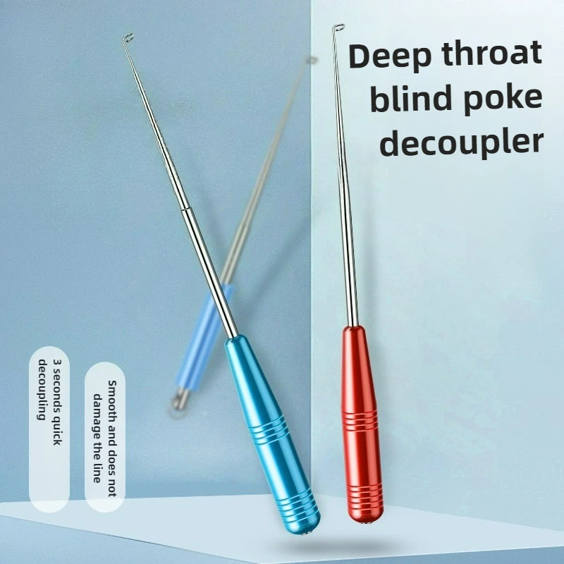 

Lianman Blind Poke Hook Remover Deep Throat Stainless Steel Strong Magnetic Unhooking Device Multi-functional Fish Hook Remover