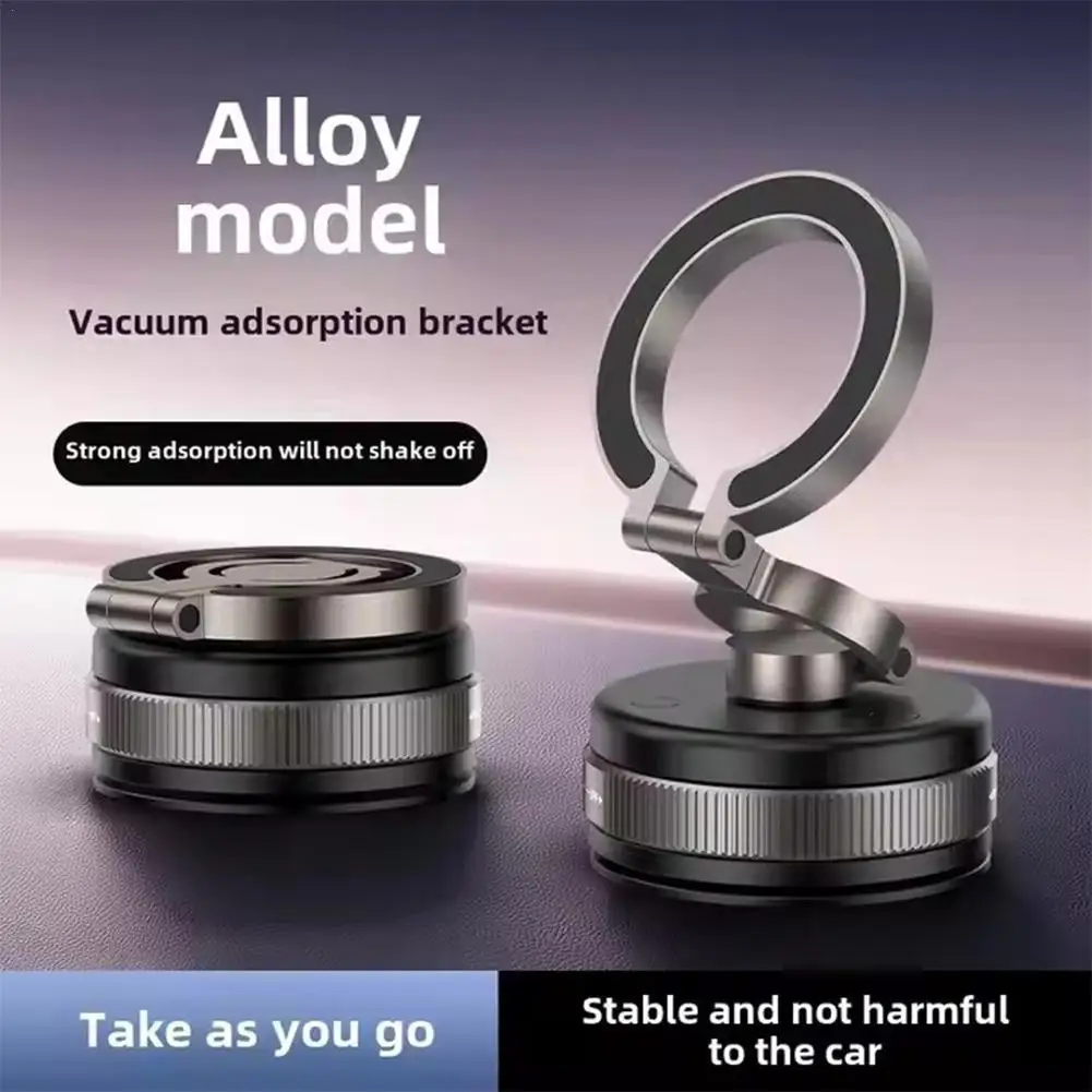 

Вращающийся магнитный металлический автомобильный держатель для телефона, складной автомобильный настольный универсальный держатель для телефона