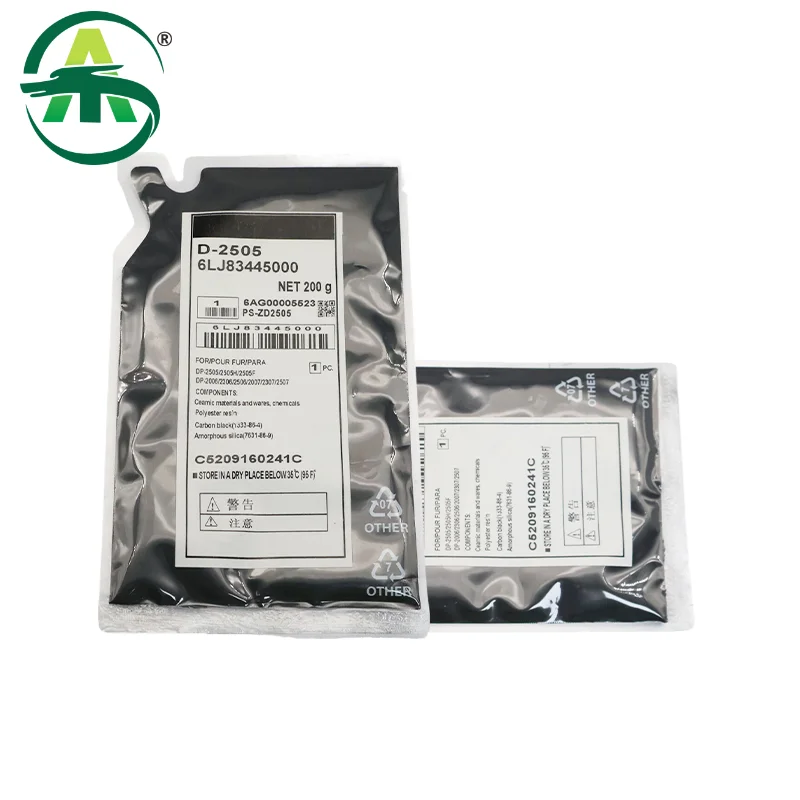 1PCS D2505 D-2505 Developer Powder Compatible for Toshiba E-Studio 2006 2323 2306 2506 2307 2507 2505 Copier Spare Parts