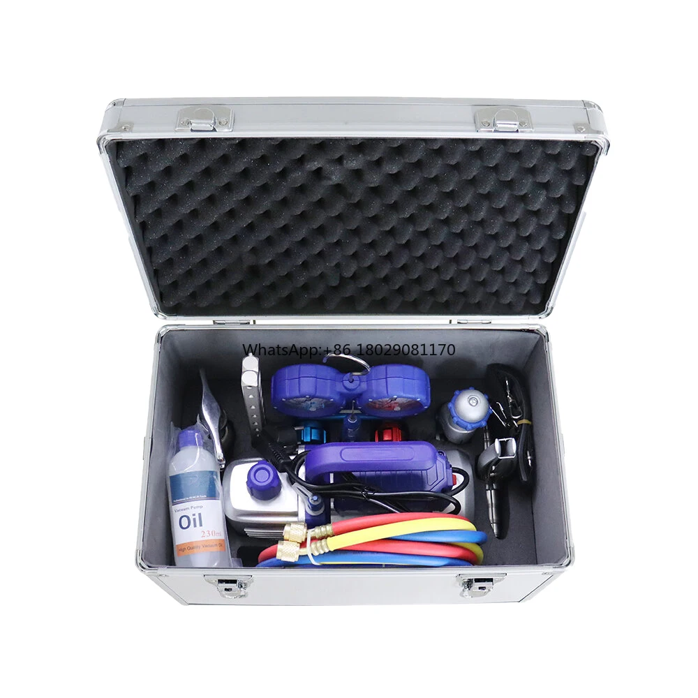 

7P Portable Box Set Refrigeration Repair Tool Kit Set For Air Conditioner