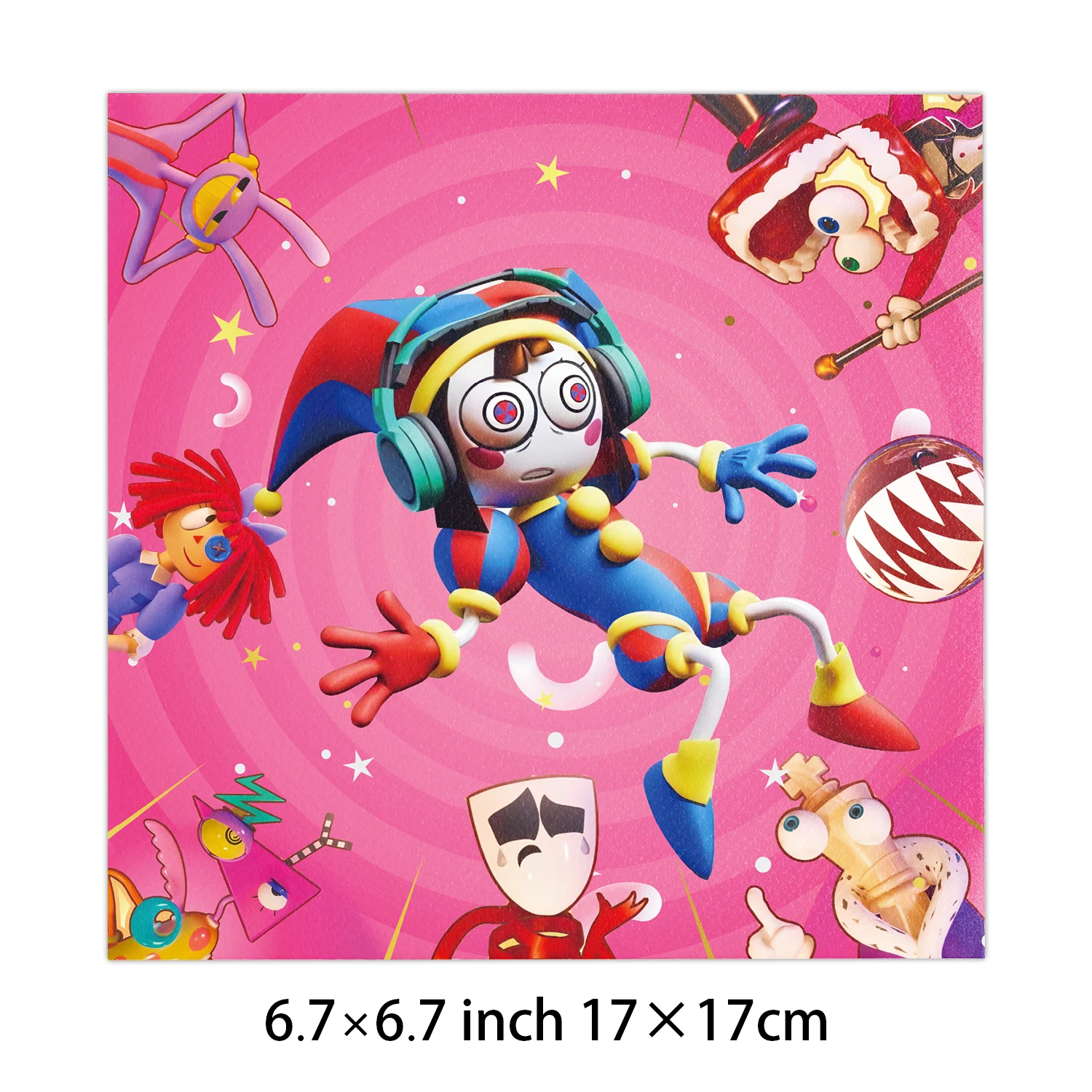 The Amazing Digital Circus Birthday Party Decorations Cups Plate Napkin Balloons Tablecloth Party Supplies Baby Shower