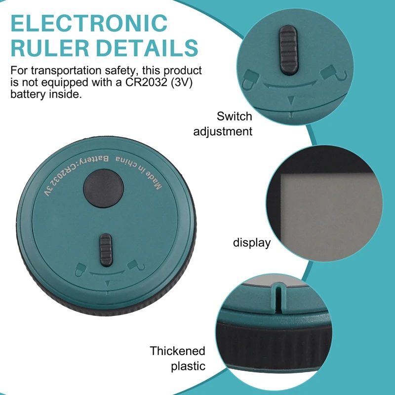 LCD Digital Meter Electronic Tape Measure Digital Mesuring Curve Irregular Object Digital Tape Measure Electronic Ruler