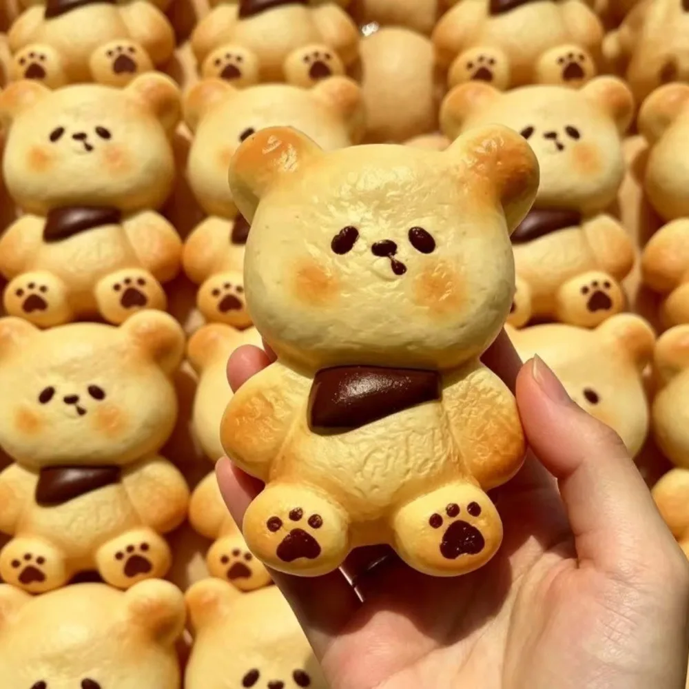 Slow Rebound Simulation Bread Pinch Photo Props Stress Relief Squeeze Stress Toy Hand Relaxation Realistic Food Fidget Toy