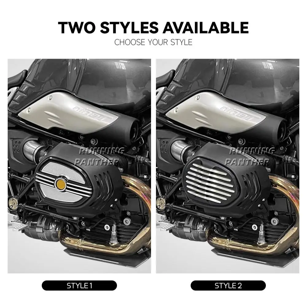 Motorcycle Engine Guard Cylinder Head Guards Protection Cover For BMW R nine T R nineT Rnine T Rninet R9T R 9T 2021 2022 2023