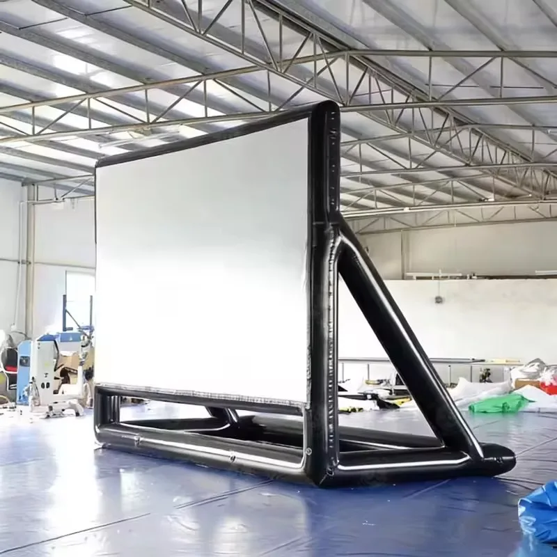 Hot-selling advertising inflatable movie screen, portable waterproof screen wall, outdoor large-scale projection