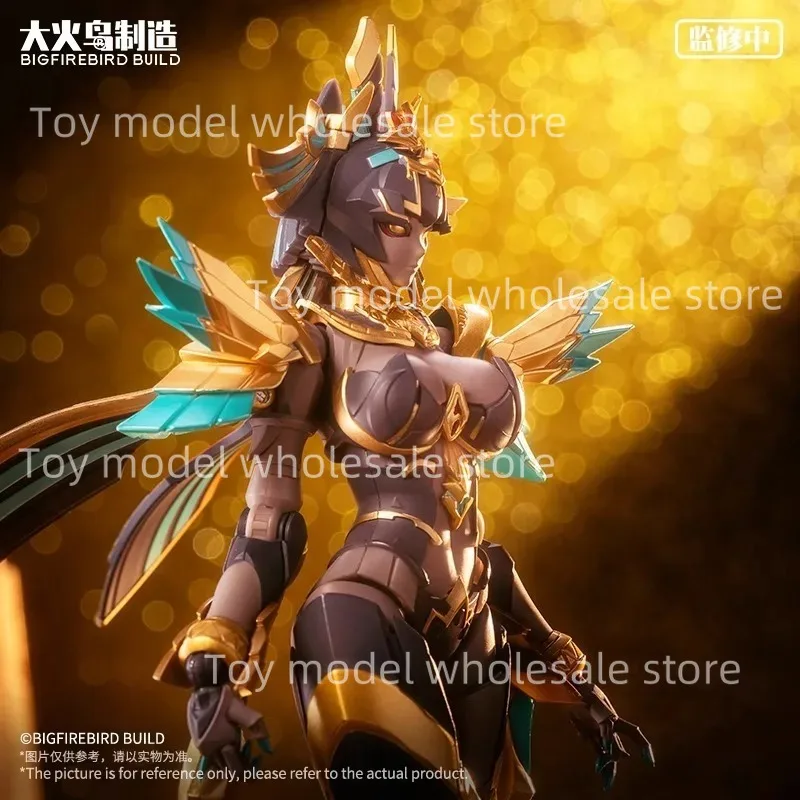 Em estoque Bigfirebird Build EX03 EX-03 NACHA Figura Ation Transformável Mecha Golden Empress Spider