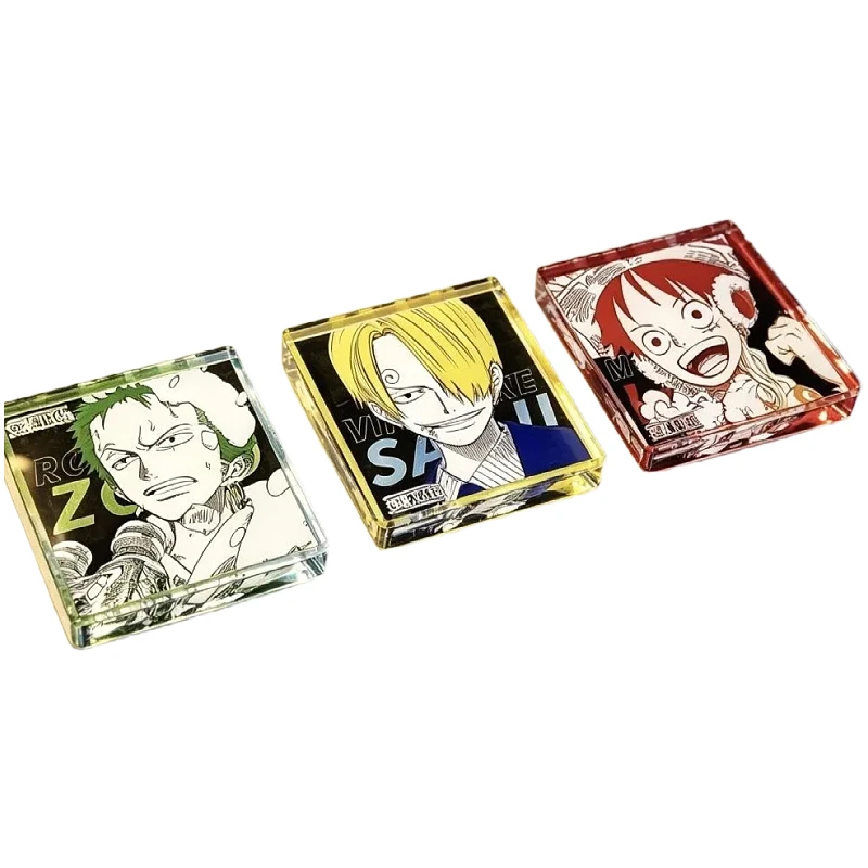 One Piece Roronoa Zoro cartoon cute acrylic card block kawaii two-dimensional standee ornament card anime peripheral wholesale view 5