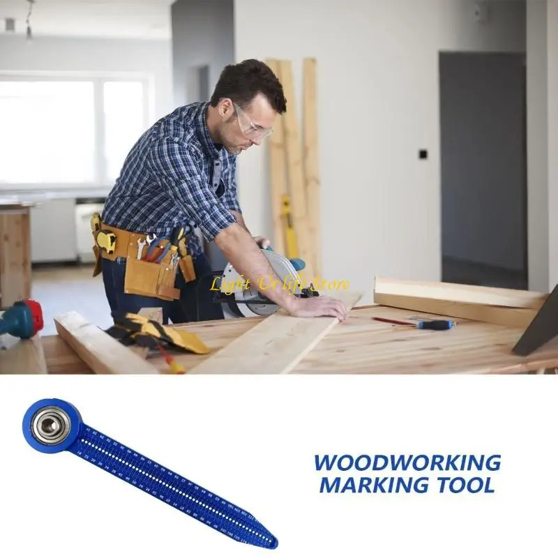 63HA Compasses Scriber Scriber Woodworking Tool Draw Circle Divider Lawipers Trail Tool