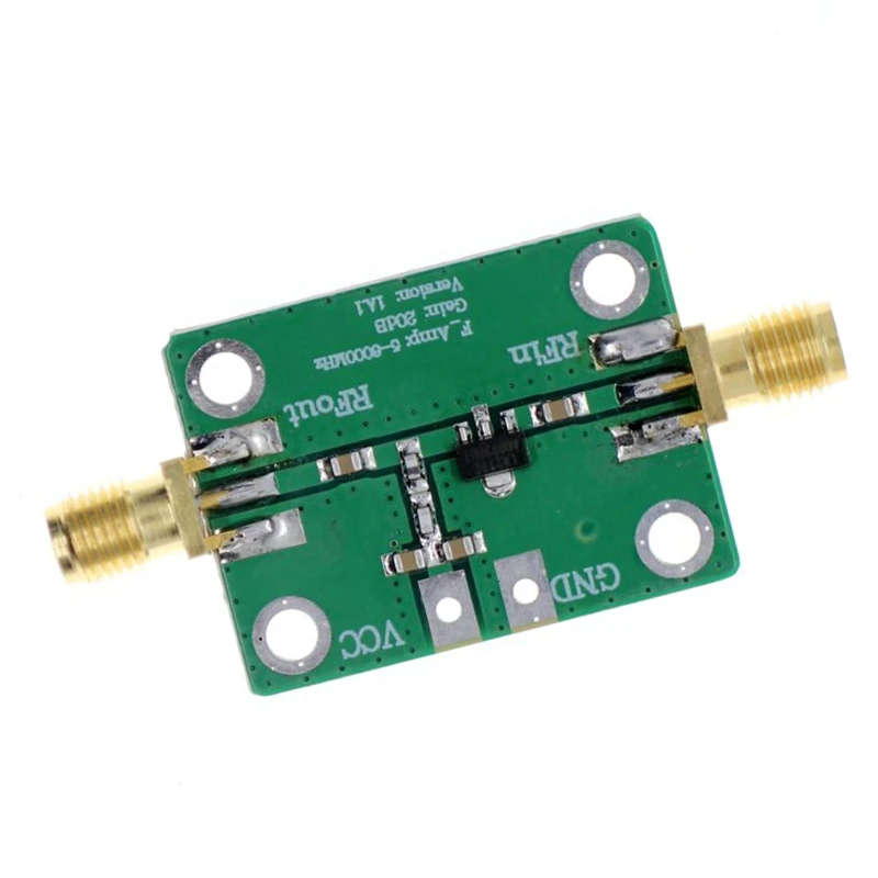 896F Wideband Frequency 5-6000MHz RF DC blocker for HAM radio SD R LNA Low Noise Ham Radio Amplifier