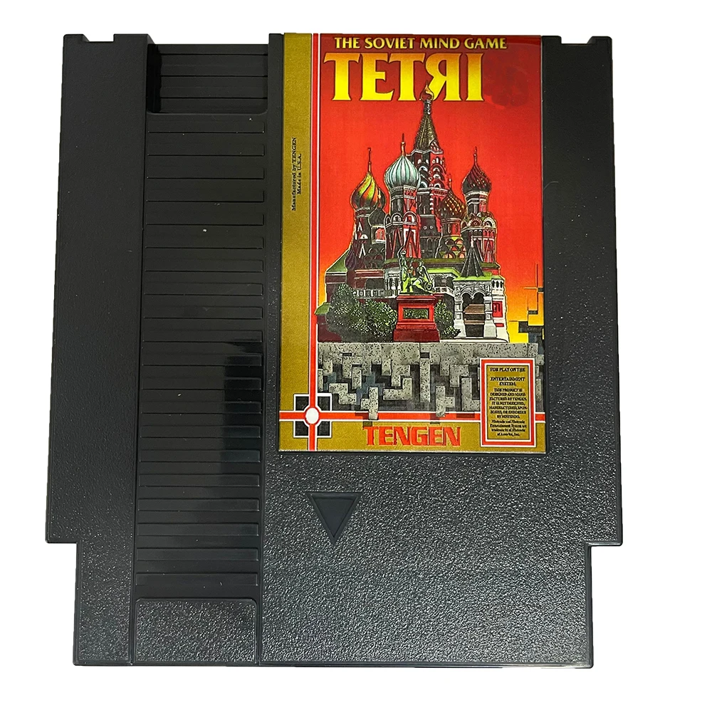 El juego mental soviético: Tet - Cartucho de juego NES de 8 bits para NES Game Cosnole
