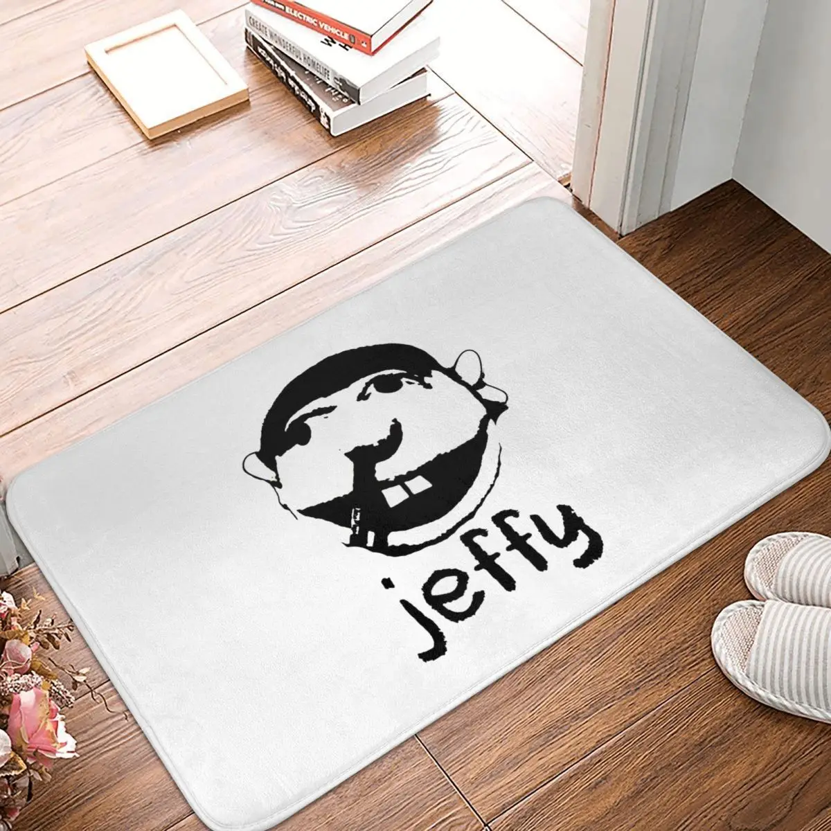 Jeffy Face Sml Rapper Doormat Kitchen Entrance Home Floor Mat Non-slip Carpet Rug for Balcony Footpad Mats