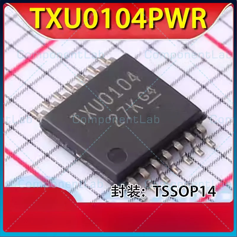 10-50pcs New original TXU0104PWR with silk-screened TXU0104 TSSOP-14 converter/level shifter