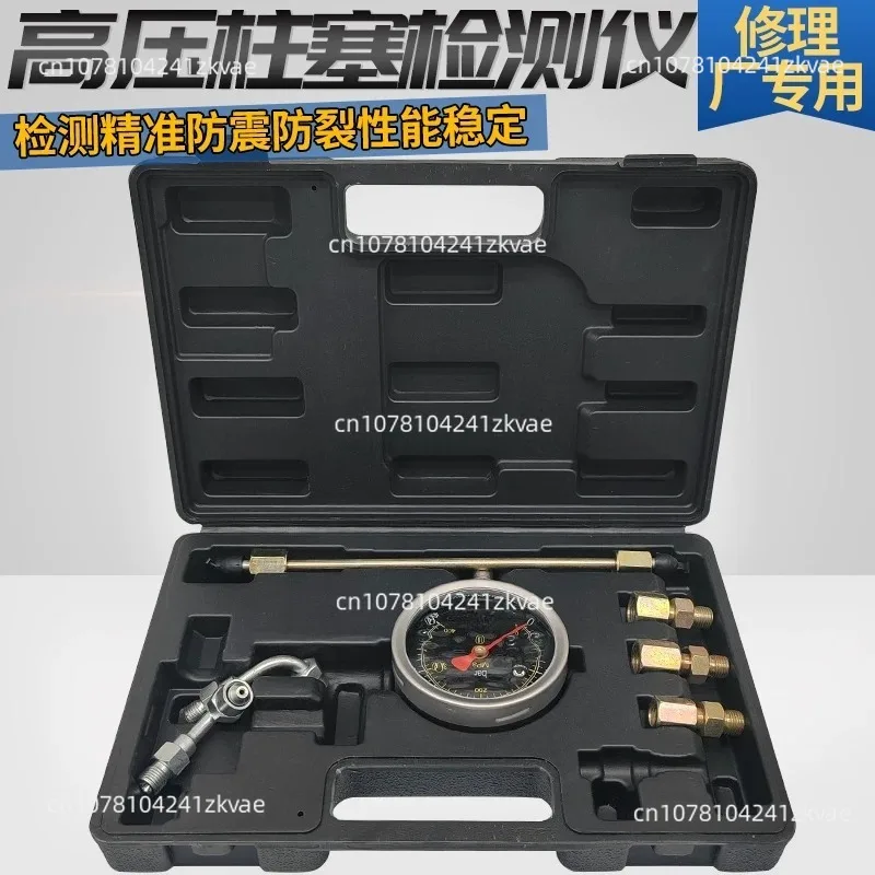 Common Rail Pressure Gauge Test Kit, Diesel Fuel Rail Pressure Measuring Tool Set For Vehicle Engine Maintenance
