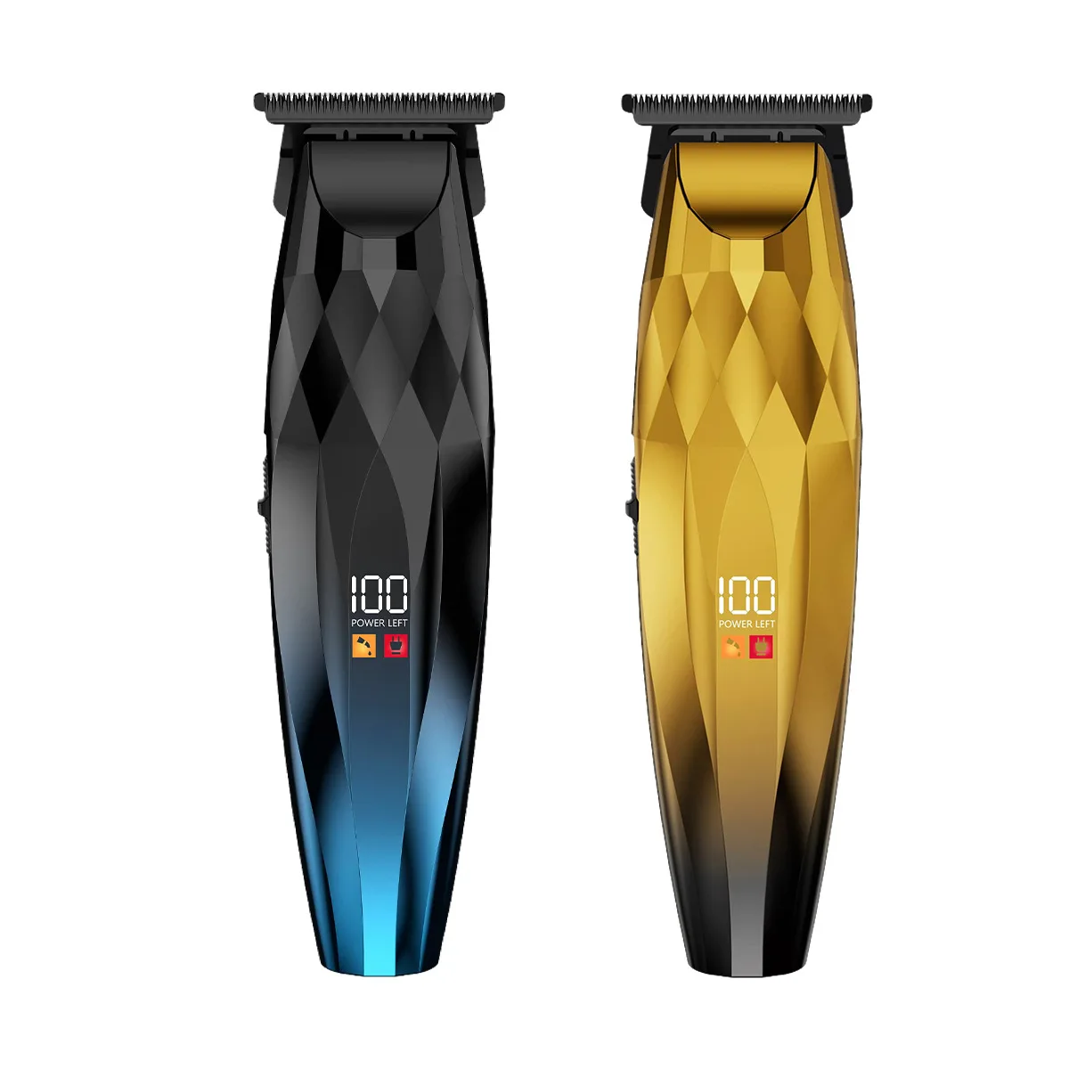 Men's special retro oil head gradual engraving electric cutting liquid crystal digital display professional ceramic hair clipper