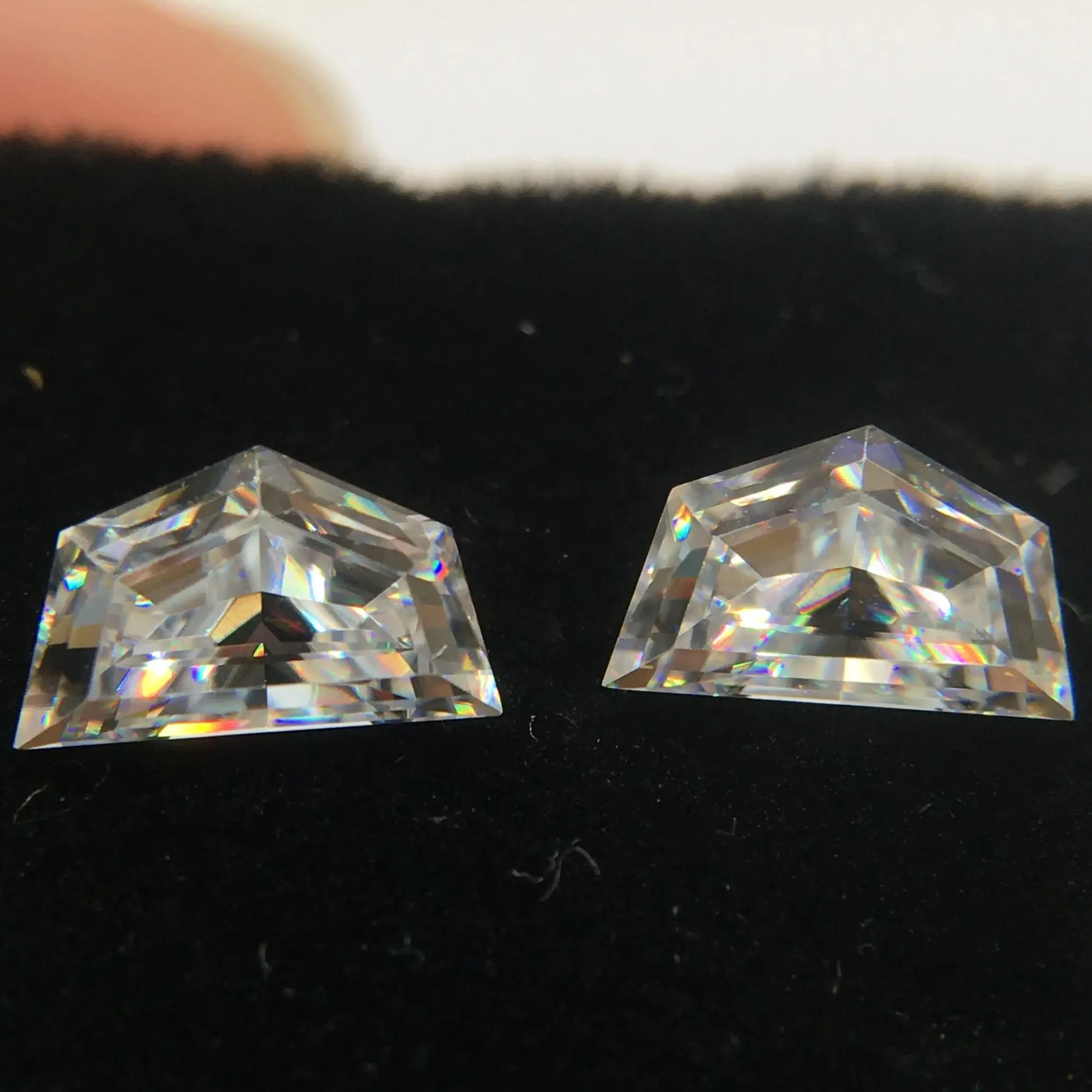 3x4-6x9mm Wholesaler Loose Gemstones Epulette Moissanite Stones Jewelry With GRA Certificated Pass Moissanite Diamond Tester II