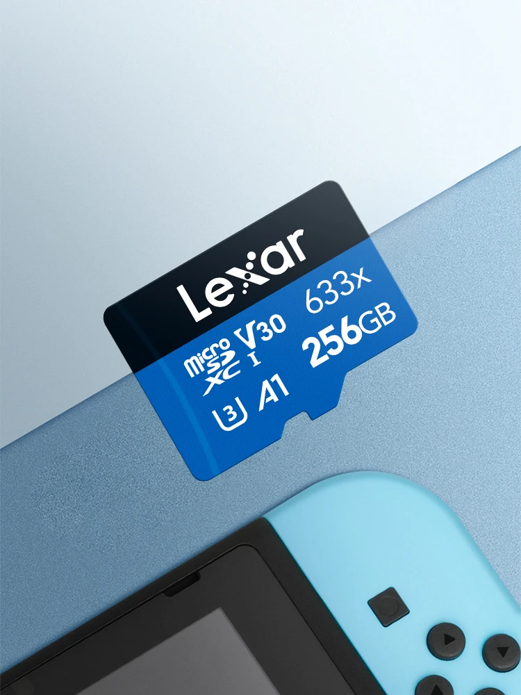 Oryginalna karta pamięci Lexar TF 633x 32GB 64GB 128GB 256GB SDHC A1 V10 Szybka karta Micro SD SDXC V30 U3 Karta pamięci flash — zdjęcie produktu 7