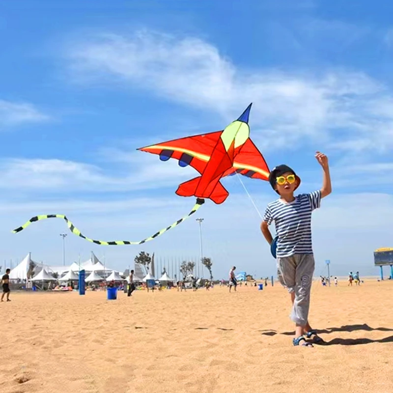 free shipping rainbow plane kites for children kites flying fighter kite line outdoor kites toys professional wind kite factory