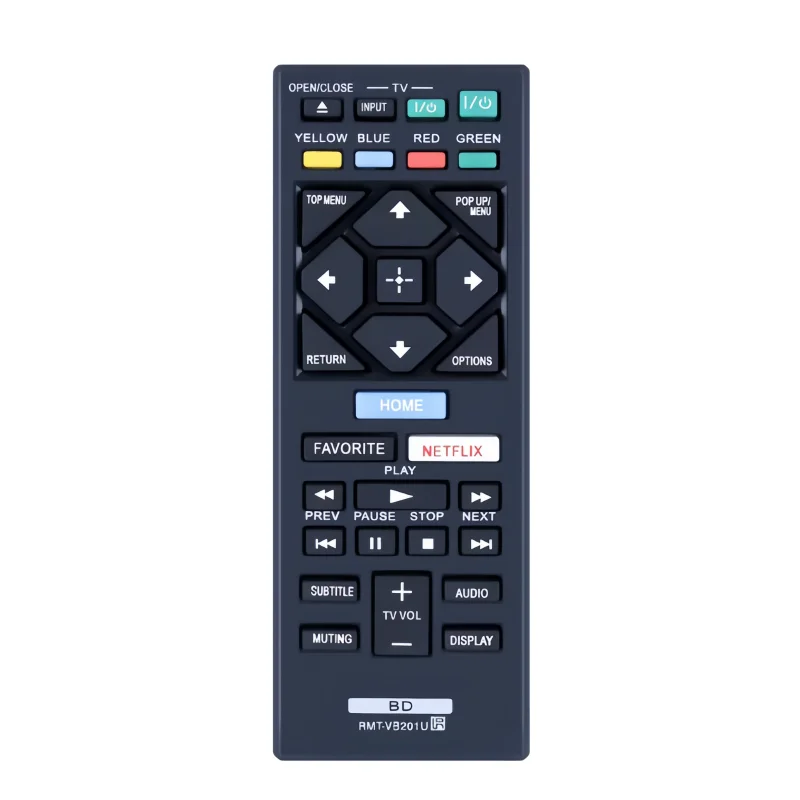 Universal Remote Control RMT-VB201U High Quality Compatible with Sony BDP-S1700CA BDP-S3700 DVD Player Learning Function Remote