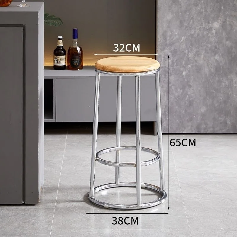 

Thickened bar KTV game hall household footstool high bar mobile phone counter stool round stool table chair