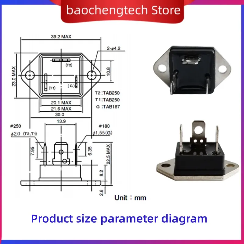 Tg50c80 tg50c120 tg60c80 tg60c120 bidirektion aler Tri-Society-Scr 50a 800 V 60a 1200V 50 60 Ampere bidirektion aler Thyristor Volt