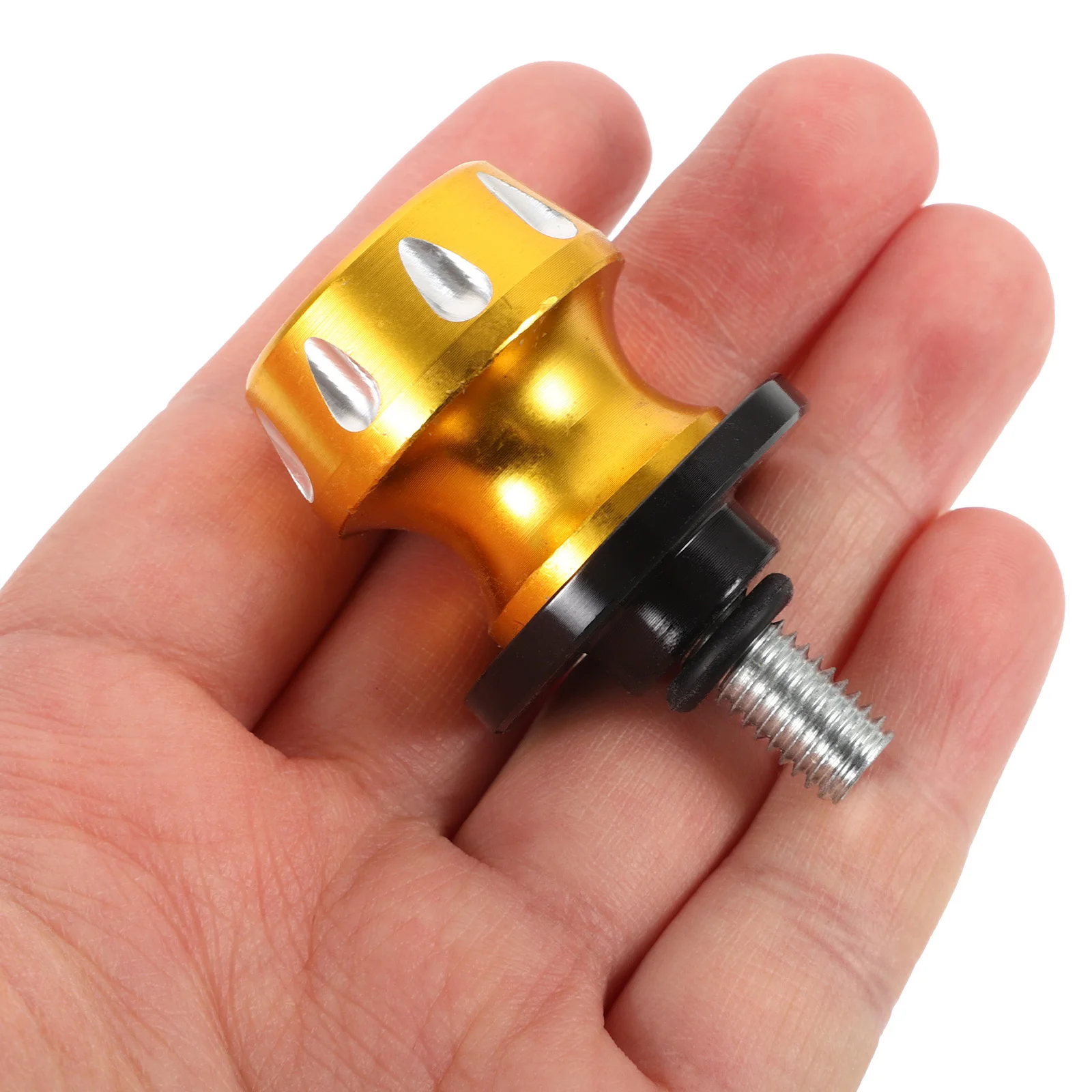 

1Pair Aluminum Alloy Motorcycle Spools 8mm Swingarm Stand Screws Sliders Frame Fasteners Reliable Motorcycle Spools