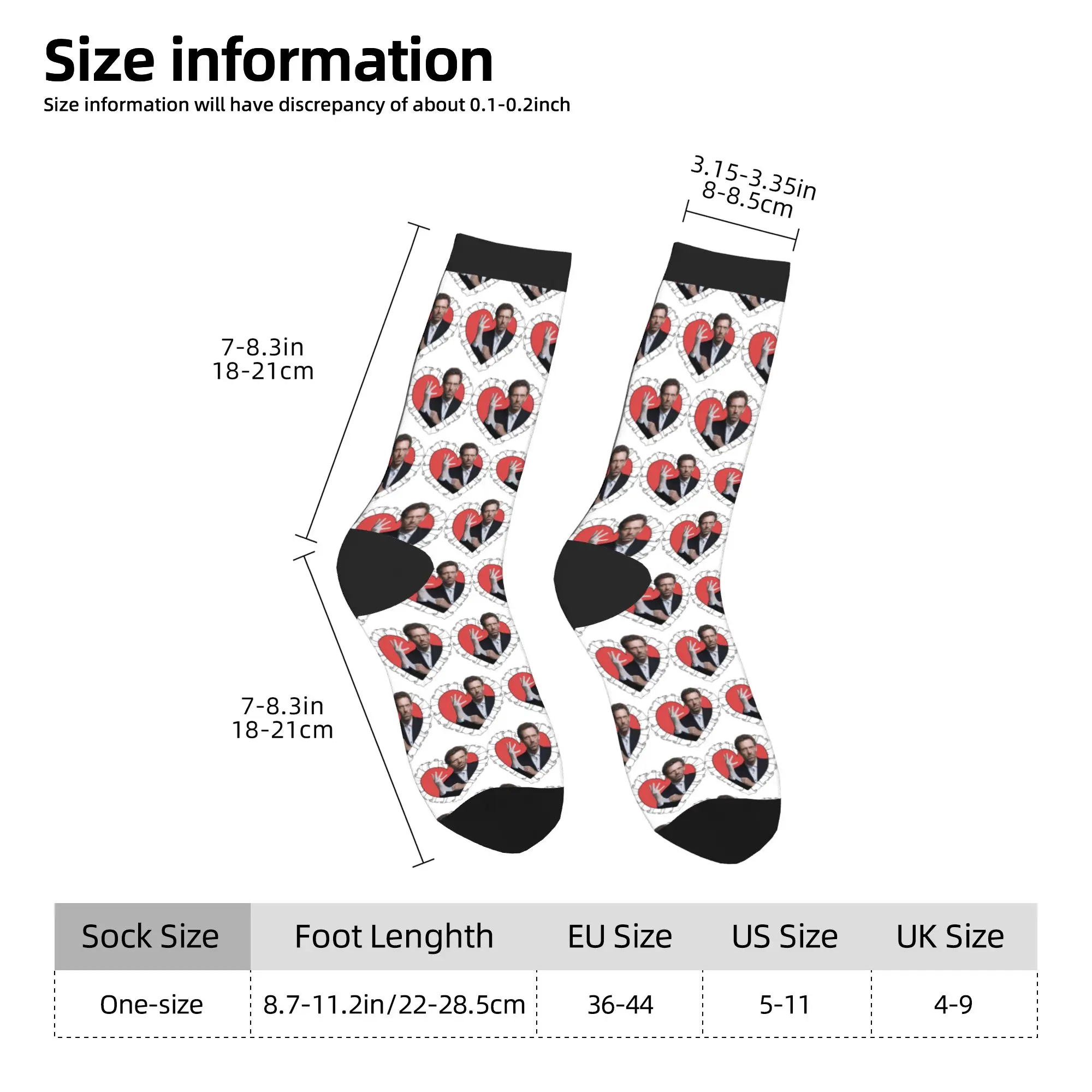 جوارب دكتور جريجوري هاوس للخريف، جوارب تلفزيون أمريكية مضحكة للرجال، جوارب جودة جرافيك للجري مضادة للانزلاق #5