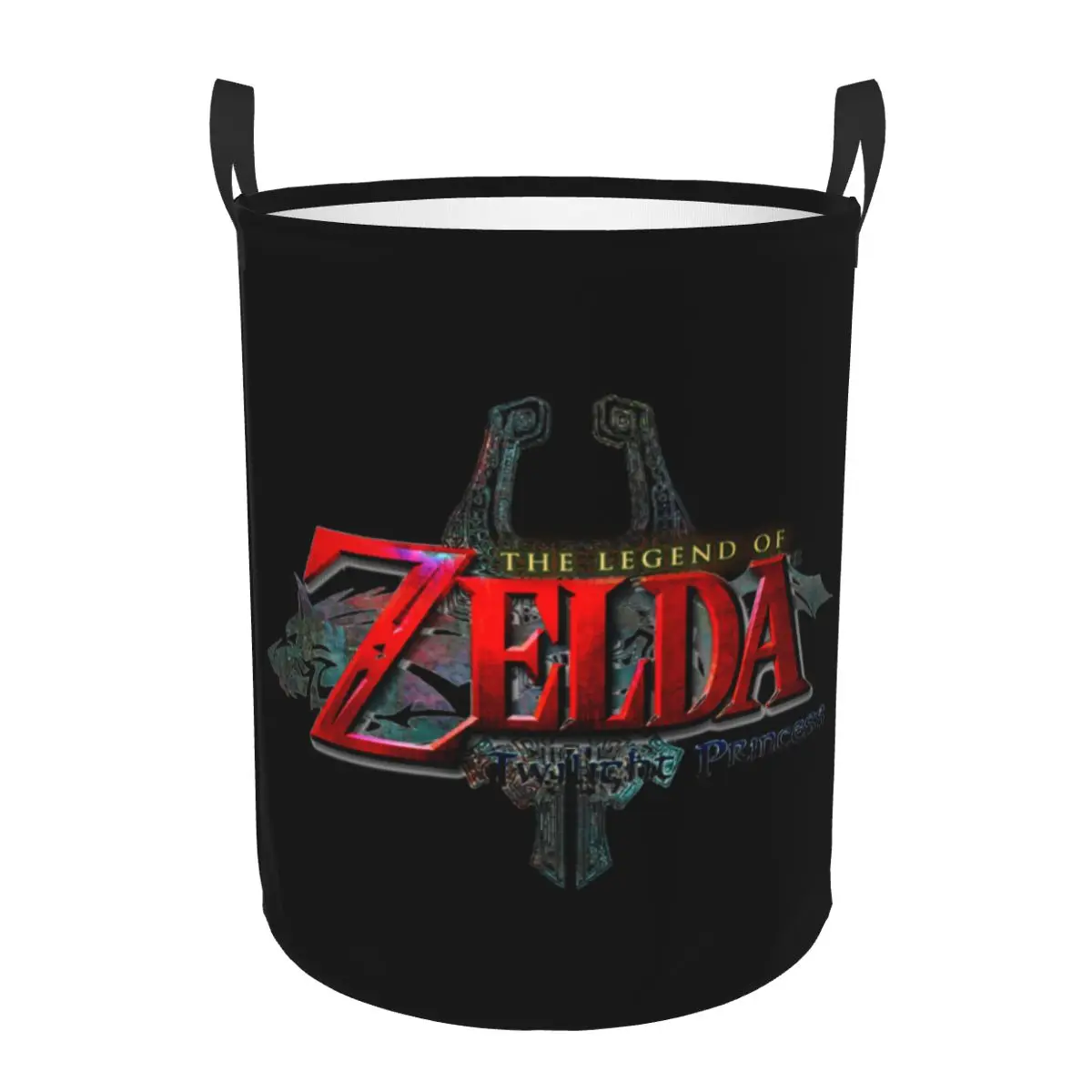 The Legend Of Zeldas Laundry Hamper Large Clothes Storage Basket Sword Skyward Triforce Toys Bin Organizer for Kids