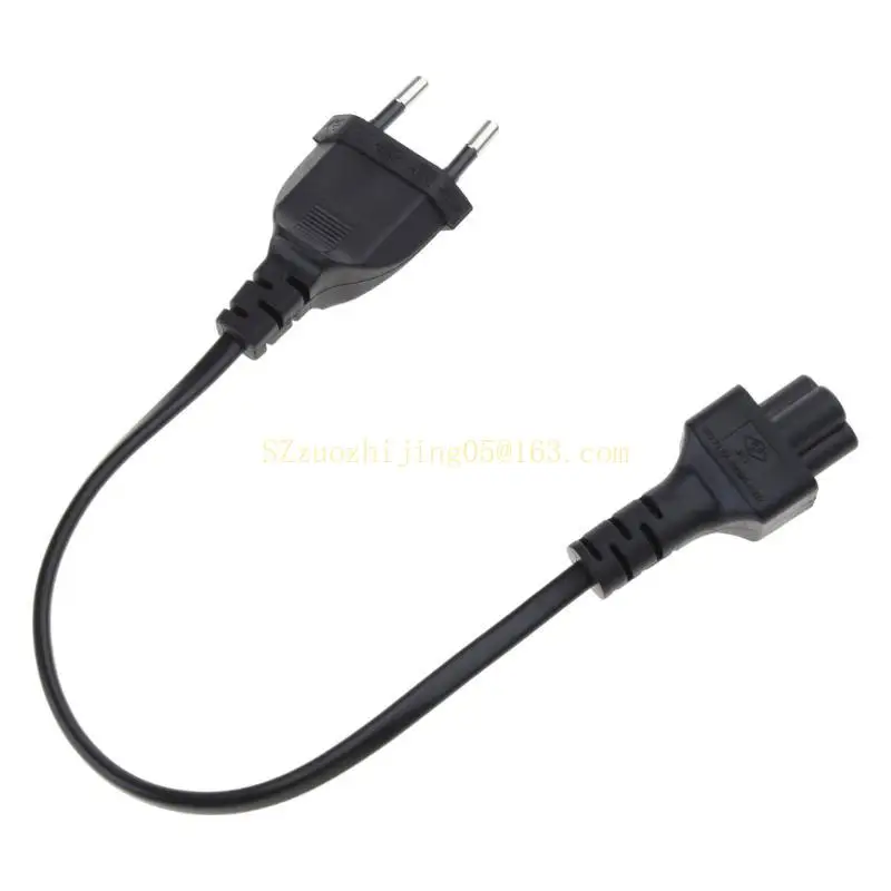Power Adapter Cord EU 2 Pin Male To IEC 320 C5 Micky For Notebook Power Supply 3 best sale,New Year Gift