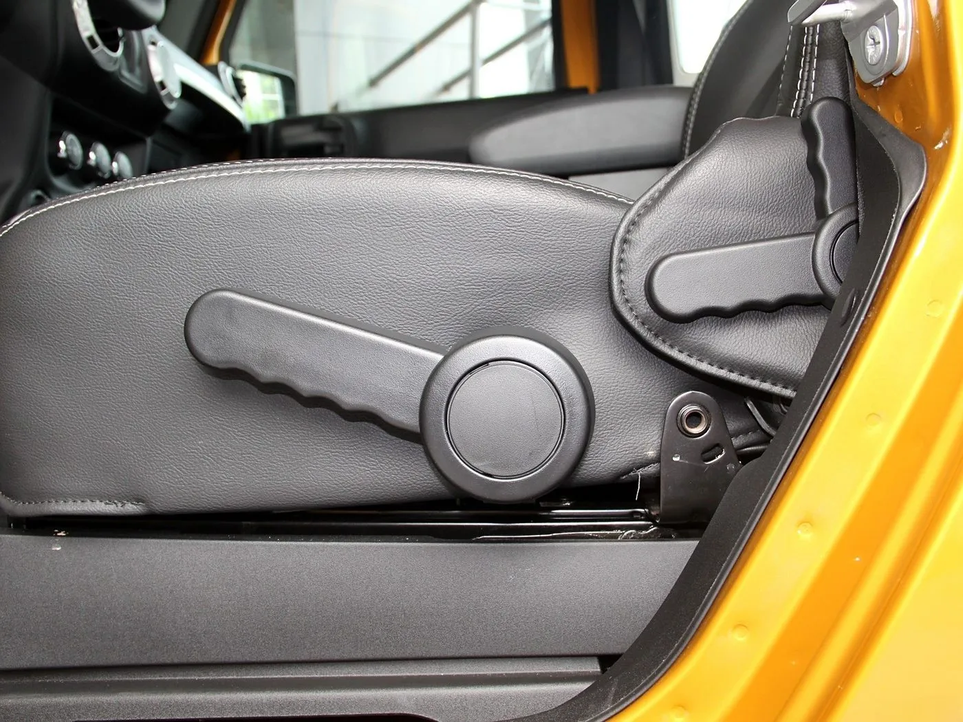 For Jeep Wrangler III Unlimited JK 2013 - 2018 Custom Faux Leather Car Seat Covers For 2 Front Seats Only Interior Accessories