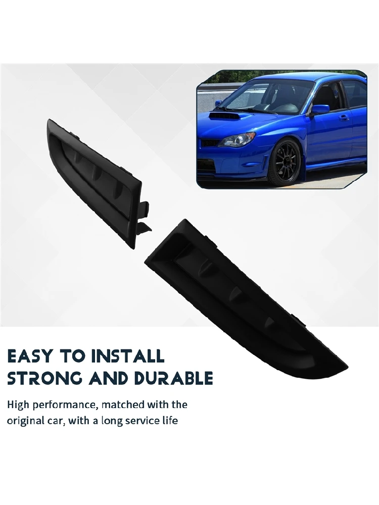 Couvercles de ventilation élégants pour pare-chocs avant côté droit et gauche, pour Subaru Impreza WRX STI 2006 – 2007-X59A