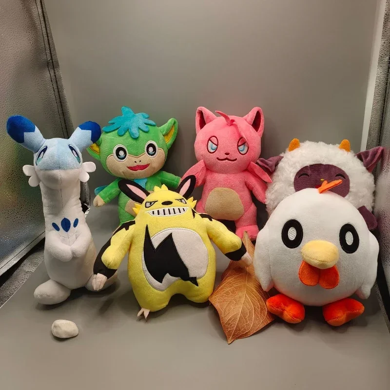 Palworld ألعاب من نسيج مخملي أنيمي Chikipi Tanzee Cattiva Lamball Chillet Grizzbolt Vanwyrm Teafant Lifmunk محشوة دمية بلوشي هدية عيد الميلاد