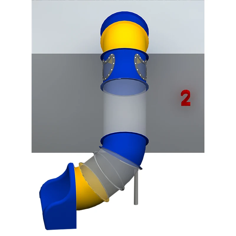 Kunststoff-Spielplatz-Ausrüstungsrutsche, brandneue, maßgeschneiderte Kinder-Indoor-Rutsche, Großhandelspreis zum Verkauf