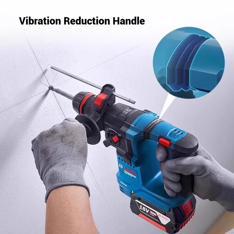 ‌ Bosch GBH 18V-18 GBH 18V-18 X Taladro Percutor Rotatorio Inalámbrico Ligero Sin Escobillas 2 en 1 Herramienta Eléctrica para Perforación de Concreto