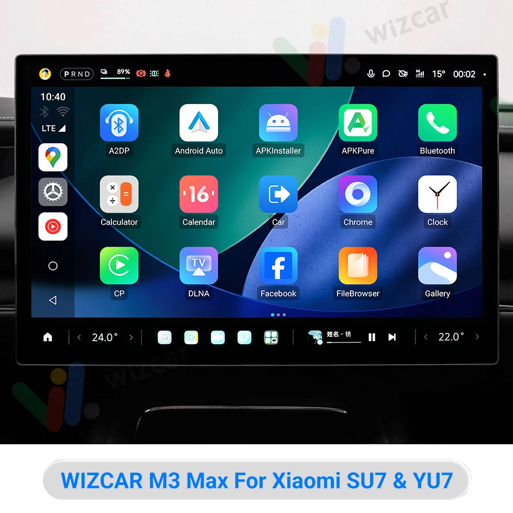 For Xiaomi SU7 / YU7 (2024-2026) WIZCAR M3 Max Android Box | Wireless Multilingual System with Google Play Store, YouTube & Maps